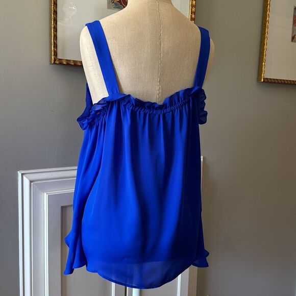 J. Crew Silk Blouse Off Shoulder Sz 12 NWT - Picture 3 of 14